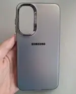 قاب گوشی سامسونگ مدل SO COOL دور سیلیکونی-خاکستری