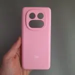 قاب سیلیکونی شیائومی نوت 14 پرو-صورتی