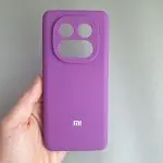 قاب سیلیکونی شیائومی نوت 14 پرو-بنفش