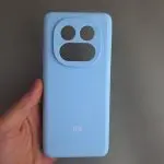 قاب سیلیکونی شیائومی نوت 14 پرو_آبی روشن