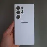 قاب سیلیکونی گوشی سامسونگ S24 ultra-سفید