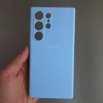 قاب سیلیکونی گوشی سامسونگ S24 ultra-آبی روشن