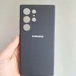 قاب سیلیکونی گوشی سامسونگ S24 ultra-مشکی