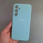 قاب سامسونگ S23FE سیلیکونی اصلی-سبز صابونی