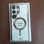 کاورسامسونگ S25 ultra مگ سیف دور متالیک-طلایی