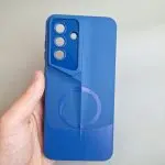 قاب گوشی سامسونگ A56 ژله ای-آبی