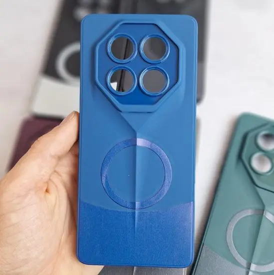 قاب گوشی شیائومی ردمی نوت 14 پرو ژله ای-آبی