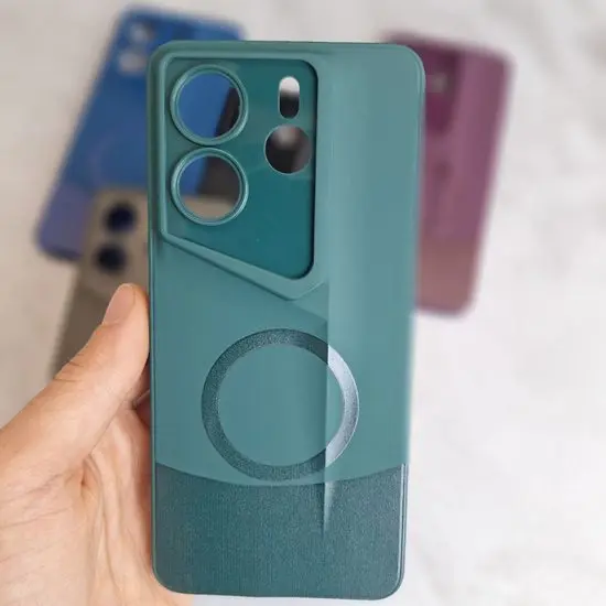 قاب گوشی شیائومی ردمی نوت 14 ژله ای-سبز