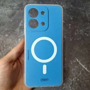 قاب گوشی شیائومی ردمی 15Cطرح مگ سیف-آبی