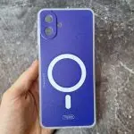 قاب گوشی سامسونگ A07 ژله ای -بنفش