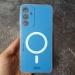 قاب گوشی سامسونگ A16 ژله ای Colorful Magic-آبی روشن