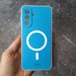 قاب گوشی سامسونگ A17 ژله ای_آبی روشن