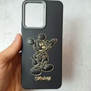 قاب گوشی شیائومی نوت 12 عروسکی چرمی ژله ای-مشکی