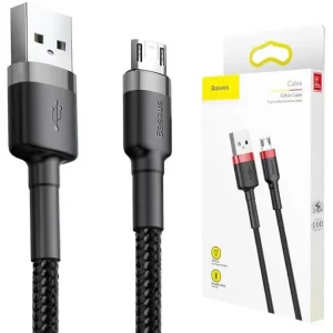 کابل تبدیل USB به microUSB باسئوس مدل CAMKLF-BG1 طول 1 متر