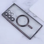 قاب ژله ای مگ سیف سامسونگ S24 ULTRA محافظ لنزدار-مشکی