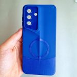 قاب گوشی سامسونگ A17 ژله ای-آبی