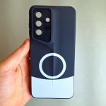 قاب گوشی سامسونگ A17 ژله ای-مشکی سفید