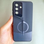 قاب گوشی سامسونگ A17 ژله ای-مشکی خاکستری