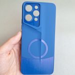 قاب گوشی شیائومی ردمی 12 ژله ای-آبی