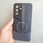 قاب گوشی سامسونگ A56 ژله ای-خاکستری