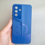 قاب گوشی سامسونگ A56 ژله ای-آبی